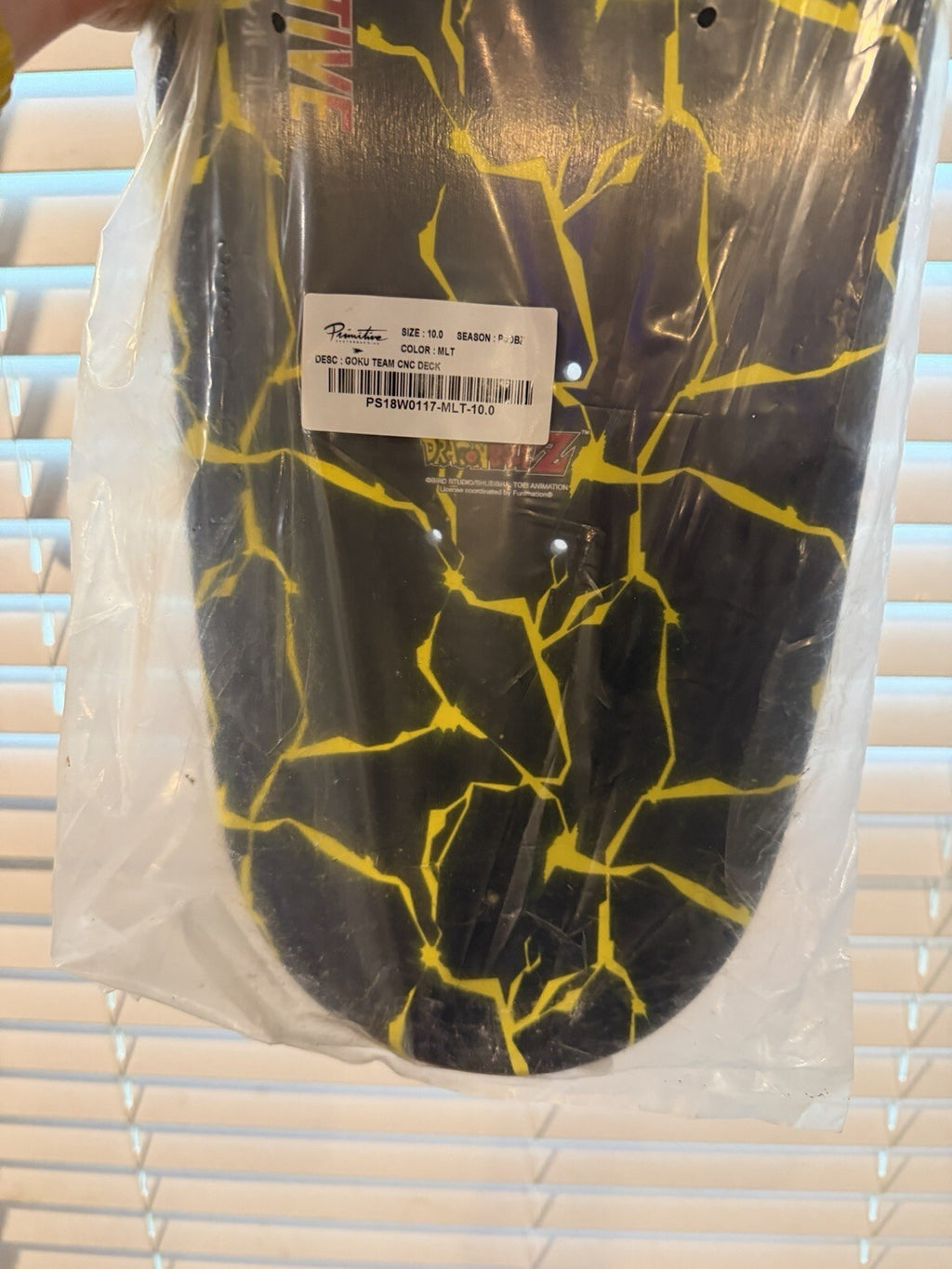 Dragon Ball Z Super Saiyan Goku Skateboard Deck Full Size Nee In Package/rd Desc