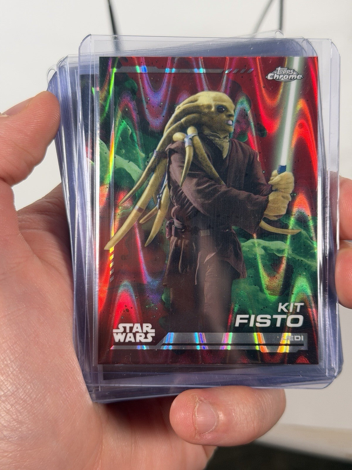 2024 Topps Chrome-Star Wars-Red Refractor- 14 Card Lot Pictured- R2d2, Chewbacca