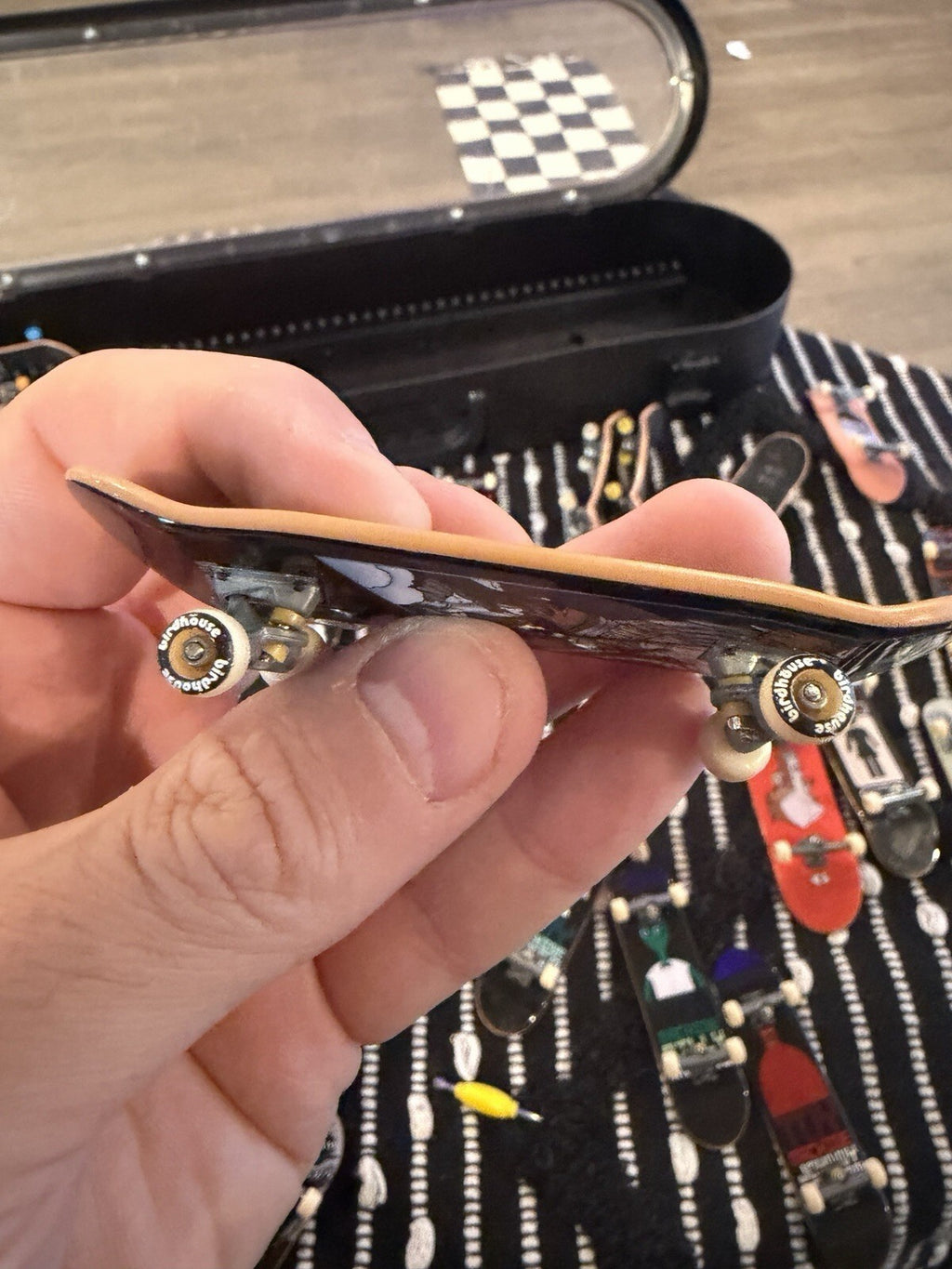 Brian Summer Black Tech Deck Skateboard With Birdhouse Wheels!