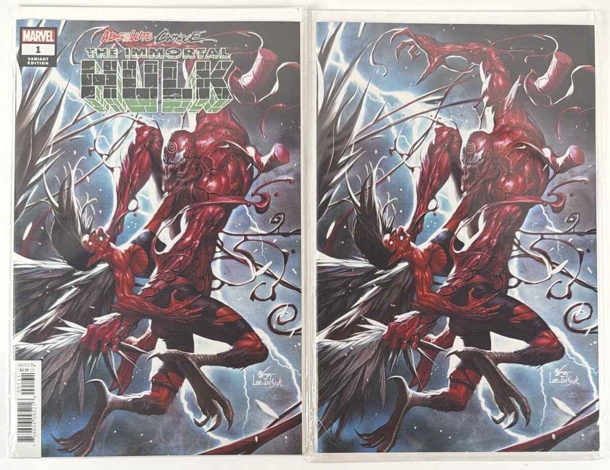 Absolute Carnage Immortal Hulk #1 1:100 In-Hyuk Lee Virgin Variant Marvel Disney