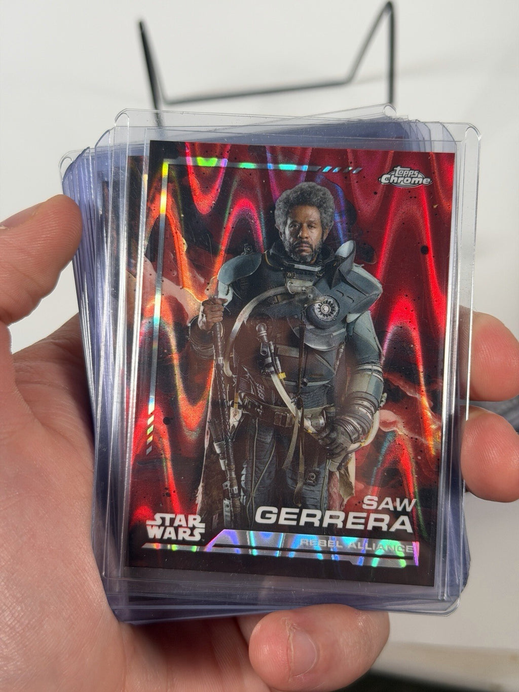 2024 Topps Chrome-Star Wars-Red Refractor- 14 Card Lot Pictured- R2d2, Chewbacca