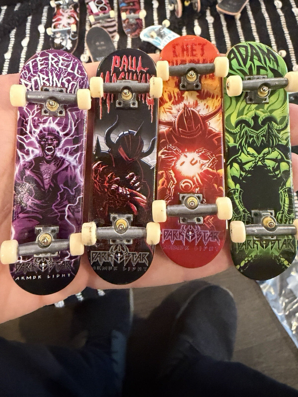 Tech Deck DARKSTAR Lot of 4 skateboards!