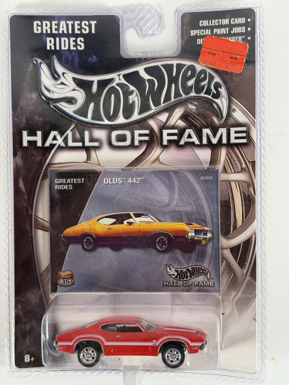 Hot Wheels 2003 Hall of Fame Greatest Rides Olds 442 in Red