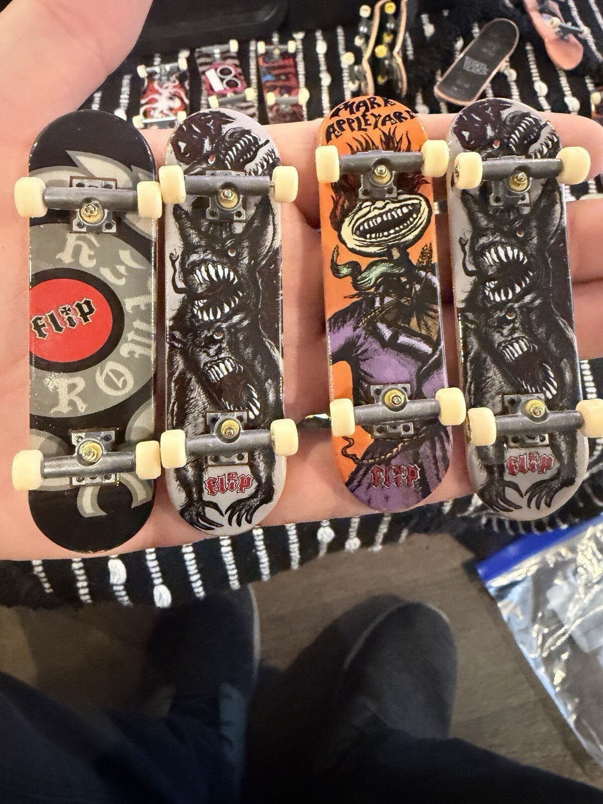 Tech Deck “Flip” Board Lot! 4xDecks Included Vintage