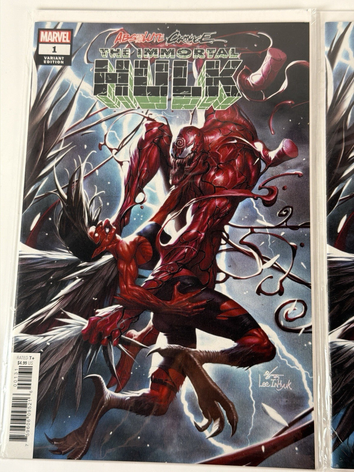 Absolute Carnage Immortal Hulk #1 1:100 In-Hyuk Lee Virgin Variant Marvel Disney
